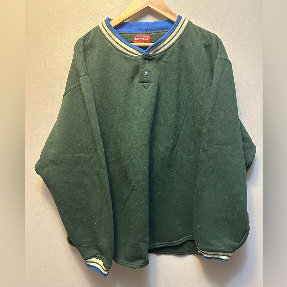 Vintage Miracle Sport Green Men's Sweater